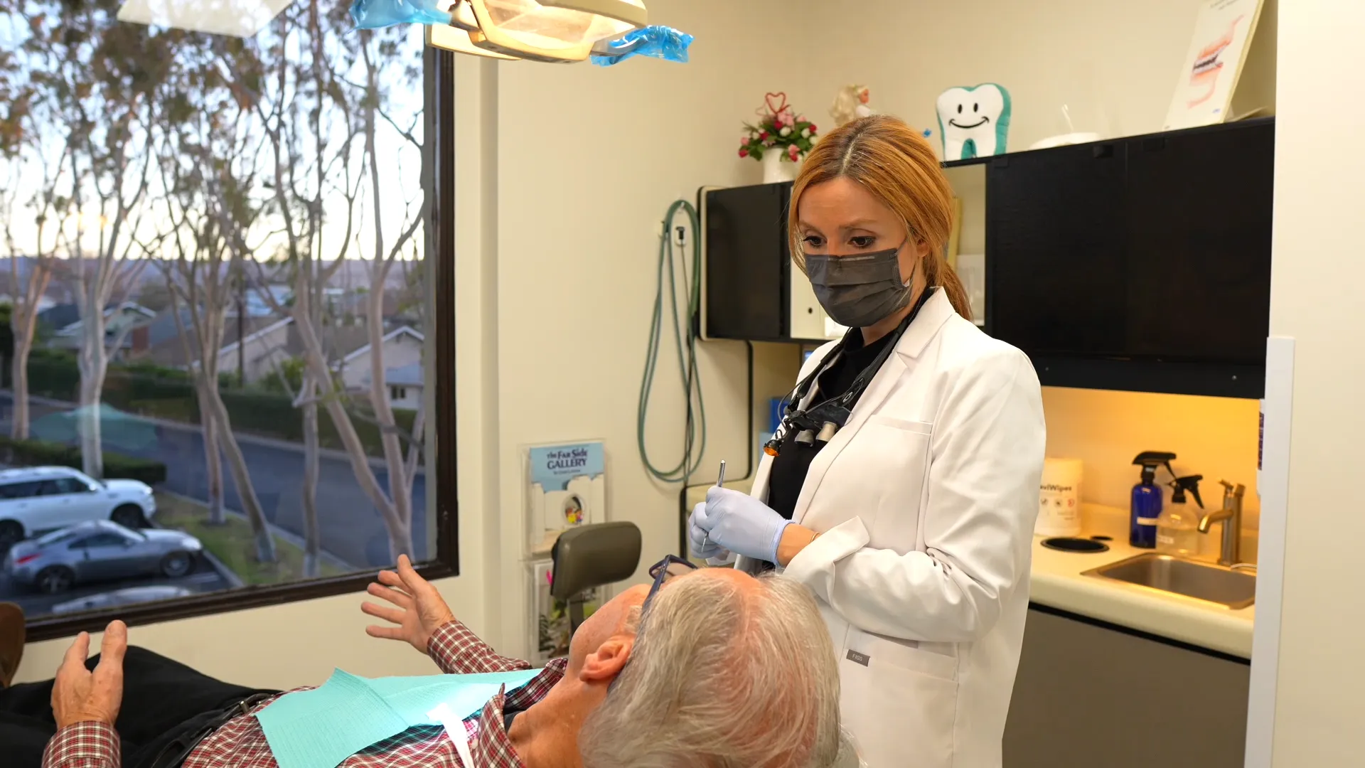 A dentist at Torrance Dental Spa with a patient